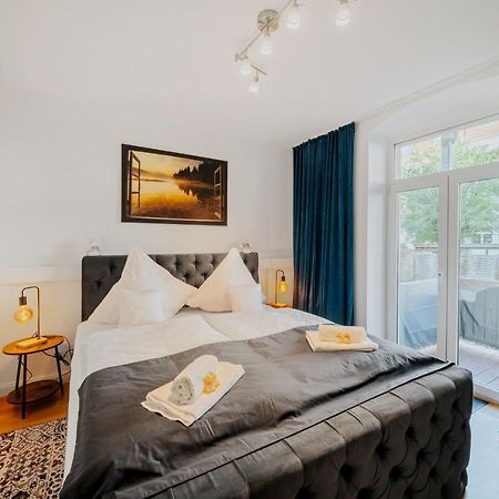 Blissplace 3 Zi Premium Apartment Nahe Getec Arena Mit Kingsize Betten Und Balkon Magdeburg Eksteriør billede