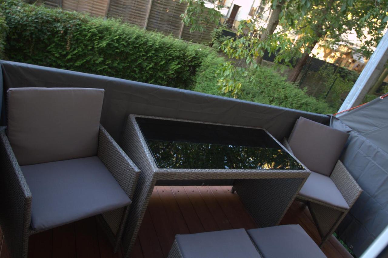 Blissplace 3 Zi Premium Apartment Nahe Getec Arena Mit Kingsize Betten Und Balkon Magdeburg Eksteriør billede