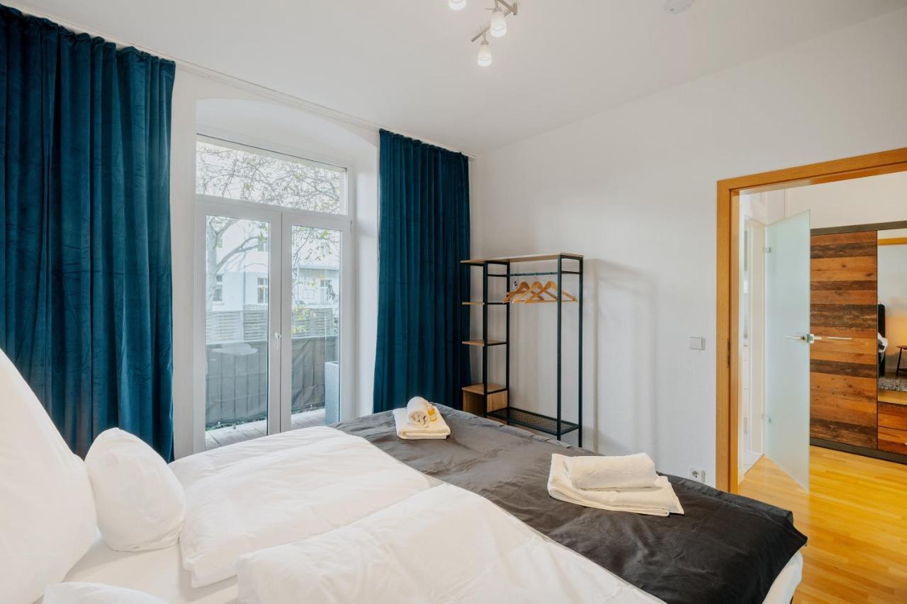 Blissplace 3 Zi Premium Apartment Nahe Getec Arena Mit Kingsize Betten Und Balkon Magdeburg Eksteriør billede